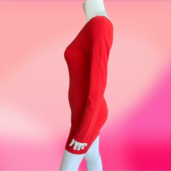 PAPAYA ONE SHOULDER CUT OUT DRESS. JUNIOR’S SIZE LARGE - Picture 3 of 8